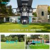 Picture of VRT-LD002 Solar Street Light with Triple-Lens 4G/Wi-Fi Security Camera