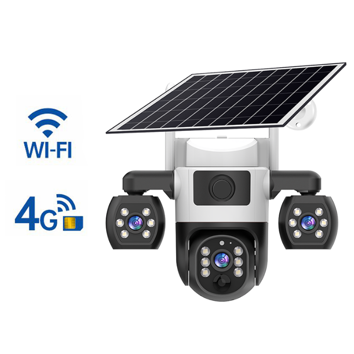 Picture of VRT-VTS26 Triple-Lens 4G/Wi-Fi Solar Camera