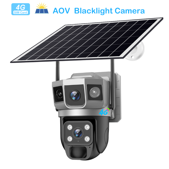 Picture of VRT-VCS02-G-AOV Dual-Lens 4G Solar Camera