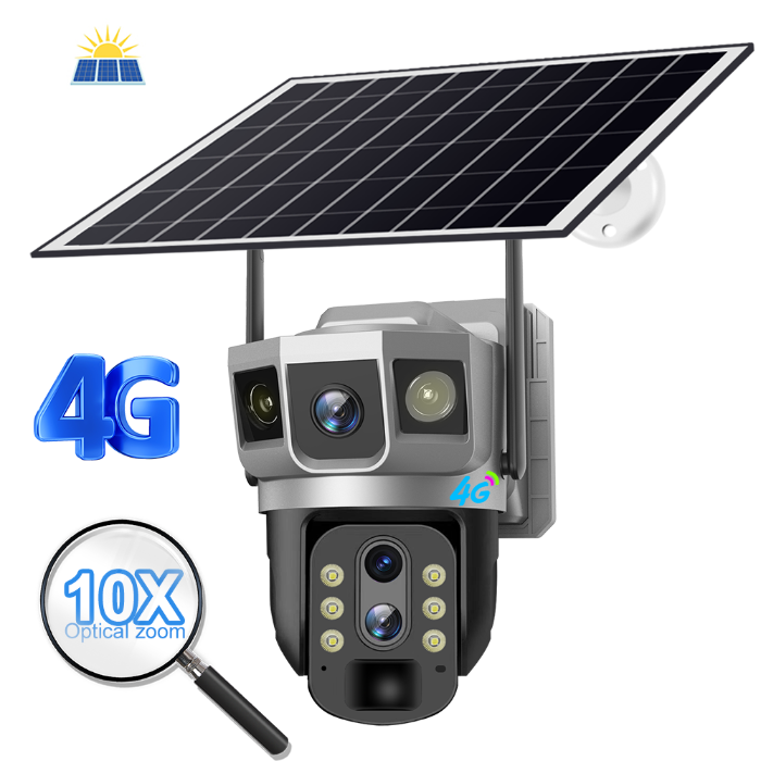 Picture of VRT-VTS02-G-DL 10X Optical Zoom Solar Wireless Camera