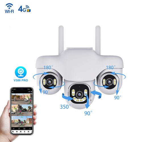 Picture of VRT-SC31 3 Lens 4G/Wi-Fi Outdoor Security Camera