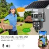Picture of VRT-VCS02-G-AOV Dual-Lens 4G Solar Camera