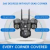 Picture of VRT-SC29 Triple Lens 4G/Wi-Fi Outdoor Security Camera